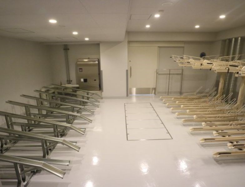 ロビー　駐輪場