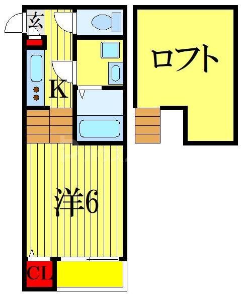 メゾン本千葉の間取り写真