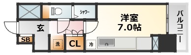 阪急京都線 上新庄駅 徒歩2分 10階建 新築の間取り写真