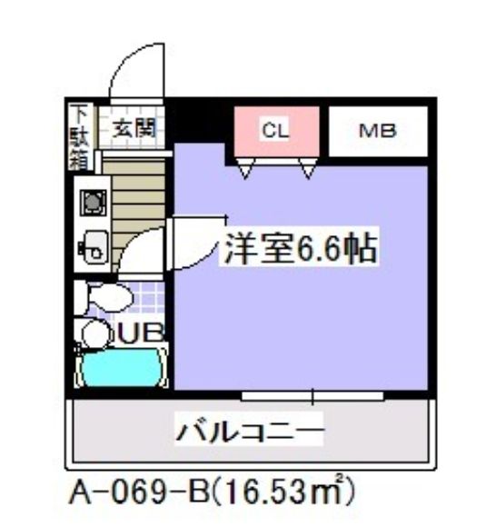 ローズマンションA69番館の間取り写真