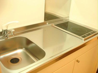 キッチン　2口電気コンロ