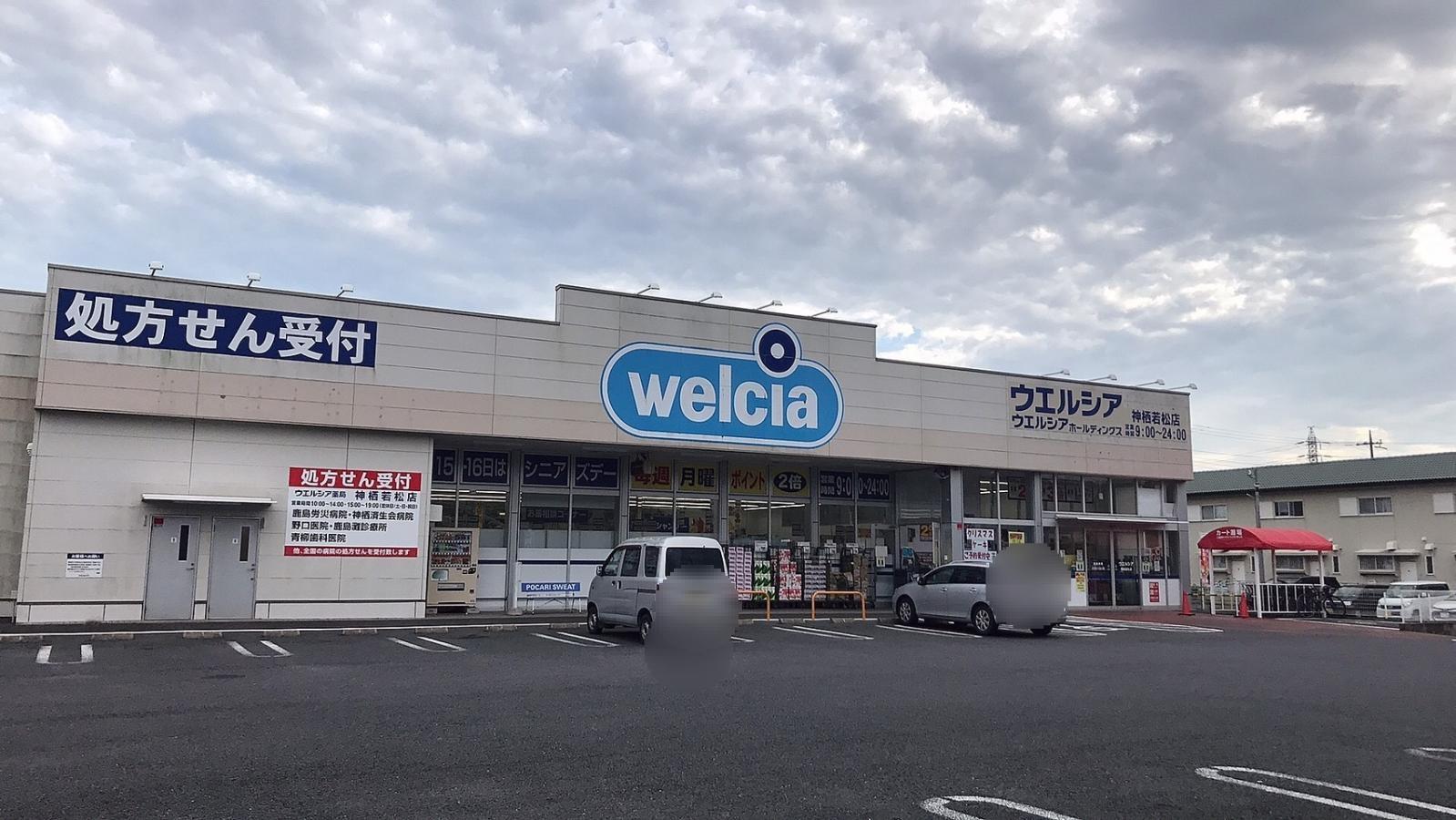 ドラックストア　ウエルシア神栖若松店（ドラッグストア）まで250m