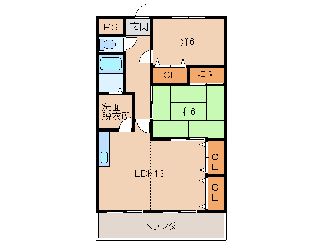 フローラ重根の間取り