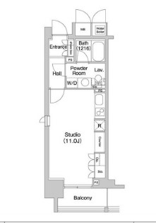 コンフォリア北参道の間取り