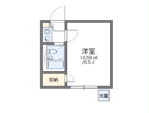 レオパレス土古第２の間取り