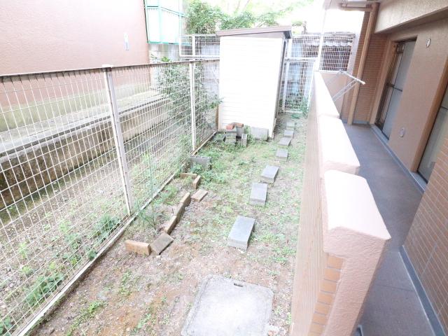 庭　お庭の付いた物件です