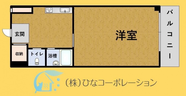 東京都中央区日本橋人形町３（マンション）の賃貸物件の間取り