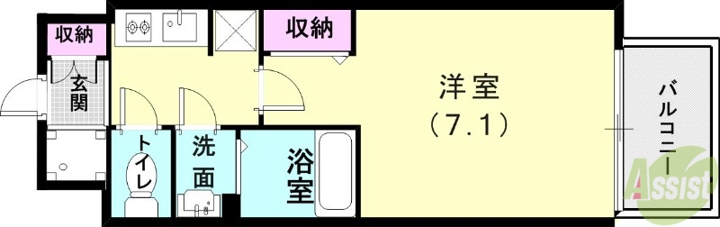 ワールドアイ神戸ハーバーランドIIの間取り