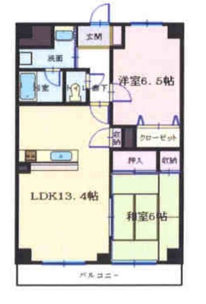 【グリーンライズ南台の間取り】