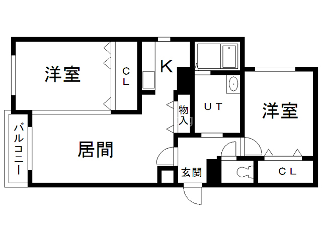 ブライズシーズン愛国東の間取り