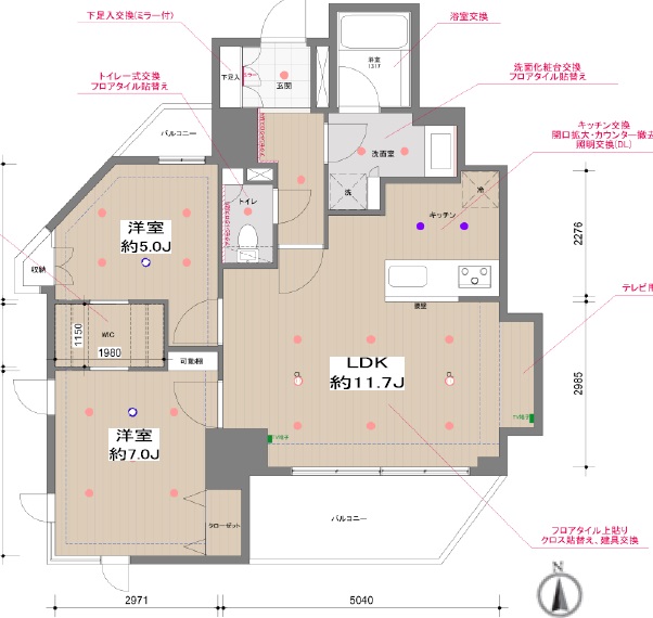 ドゥーエ東池袋の間取り