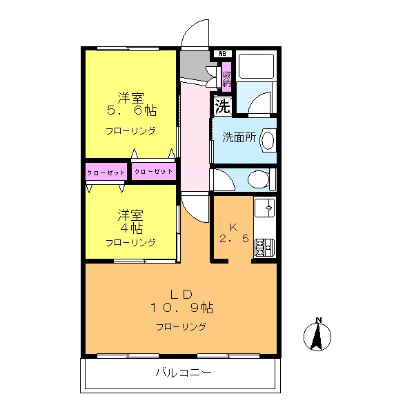 アイリッシュ青葉台の間取り写真