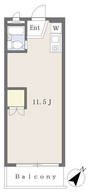 ハイツはやしやの間取り