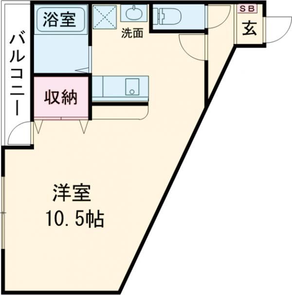 フェイム瀬田の間取り