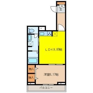 【志木市本町のマンションの間取り】