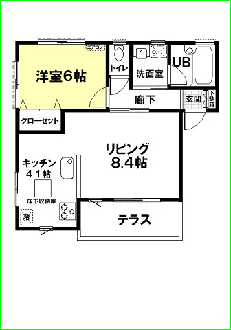 アーバニズム６５Ｃの間取り