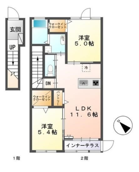 スターテラス宮内の間取り