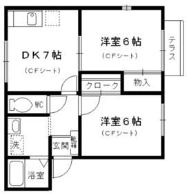 ヴィラ若木IIの間取り