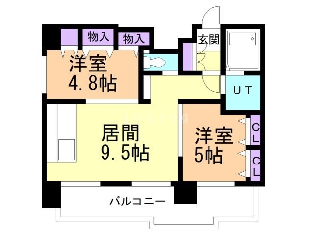 【ノーザンライト平岸の間取り】