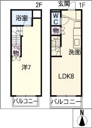 アドリアーノ長山の間取り