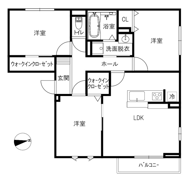 ラッキーセブンの間取り