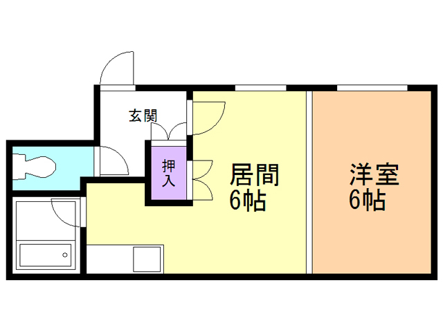 ロアール厚別東の間取り