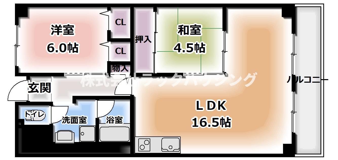 ネオコーポ門真東の間取り