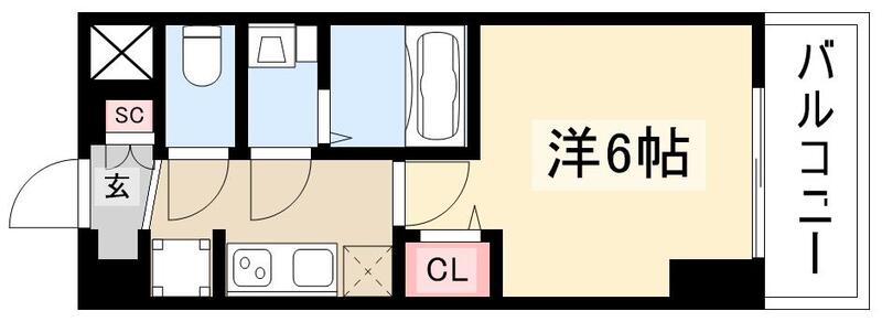 MAXIV名古屋の間取り