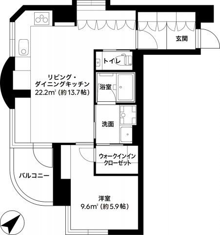 noiful base駒込の間取り