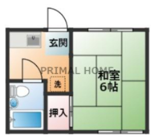 鳥越グリーンヒルIIの間取り