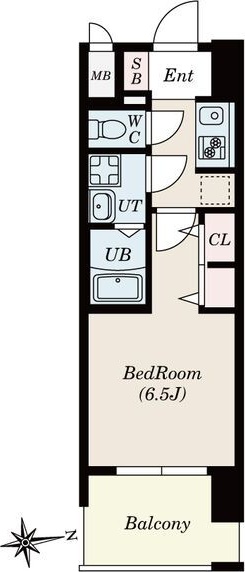 S-RESIDENCE上飯田Northの間取り