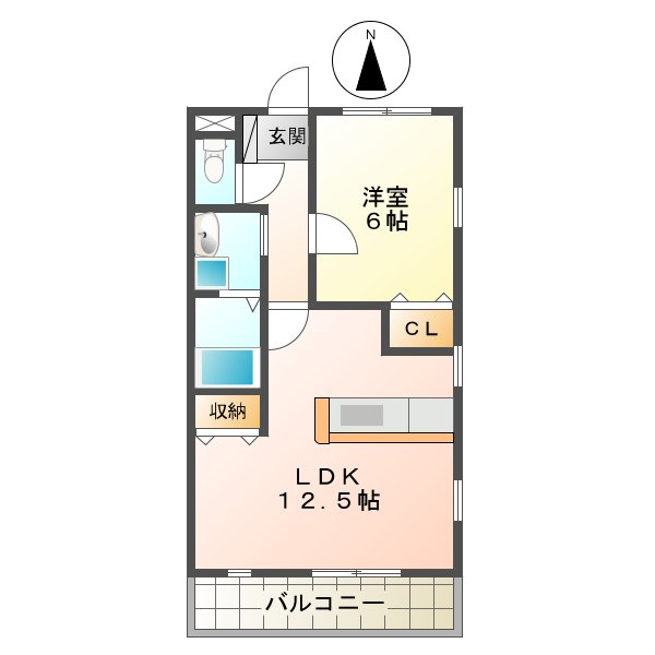 グローリア江戸橋の間取り