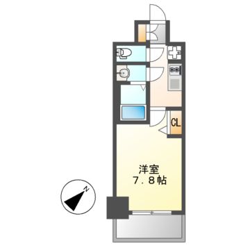 アドバンス名古屋モクシーの間取り