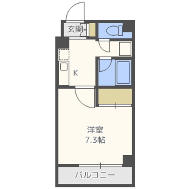 【エストゥディオ平尾の間取り】