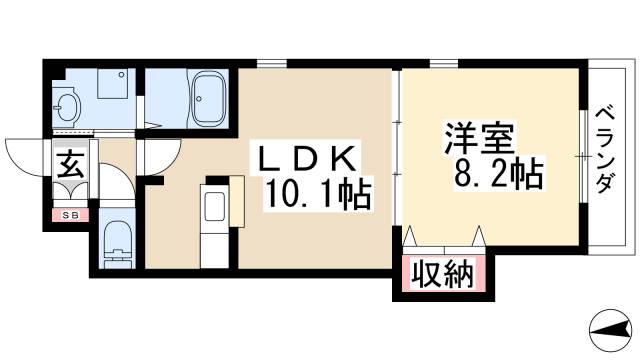 アインきくぞのの間取り