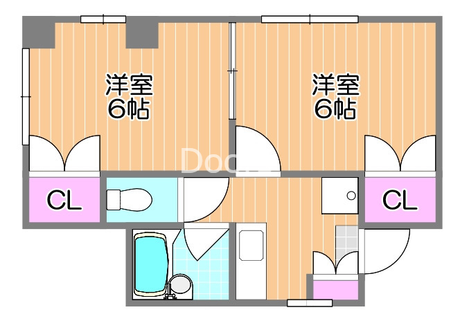 グレープバイン原尾島の間取り