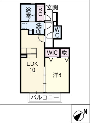 シルキード憩IIの間取り