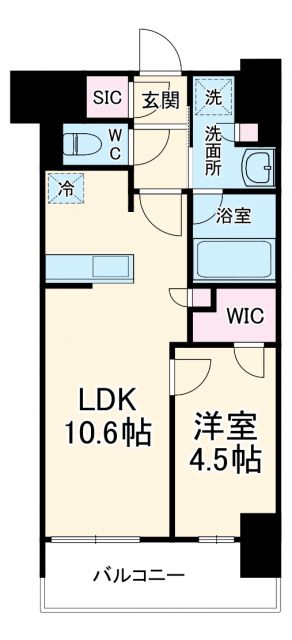 名古屋市千種区池下のマンションの間取り