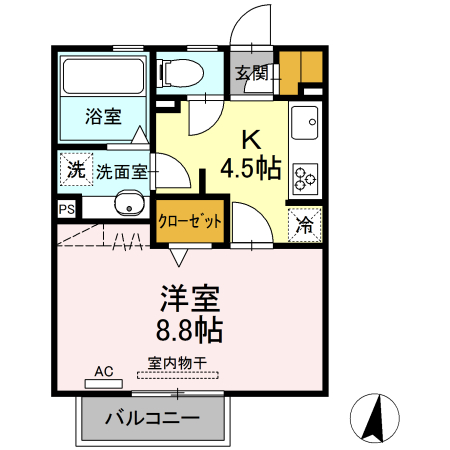 マーガレットの間取り