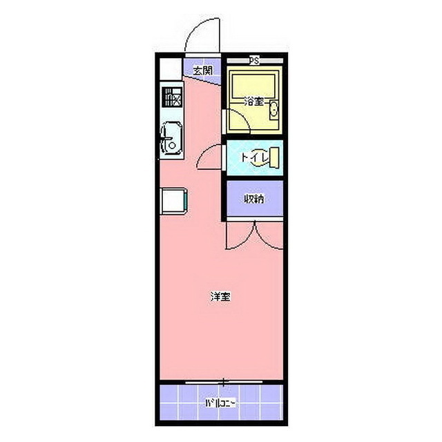 パークハイツ・サンライズＢ棟の間取り