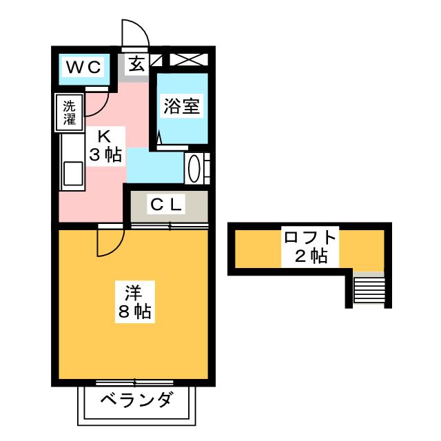 サンハイツサノックス　Ａ棟の間取り