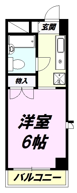 【八王子市上野町のマンションの間取り】