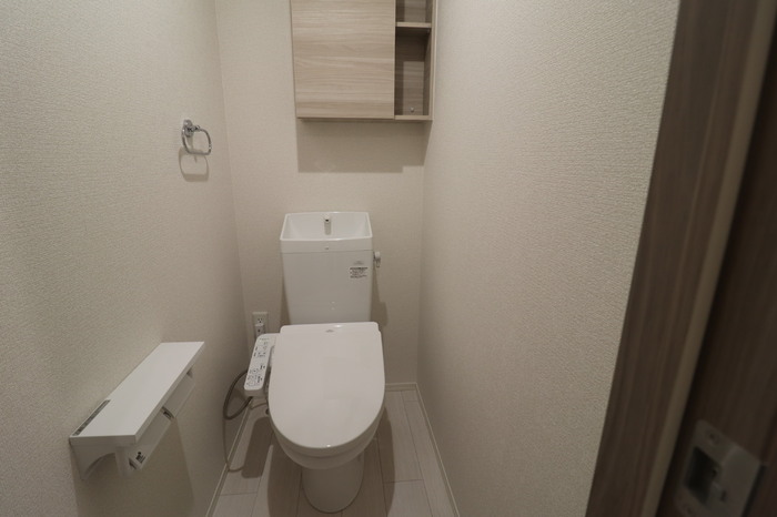 トイレ　ゆったりとした空間のトイレです