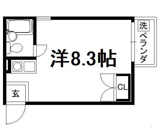 Gramercy京都今出川の間取り