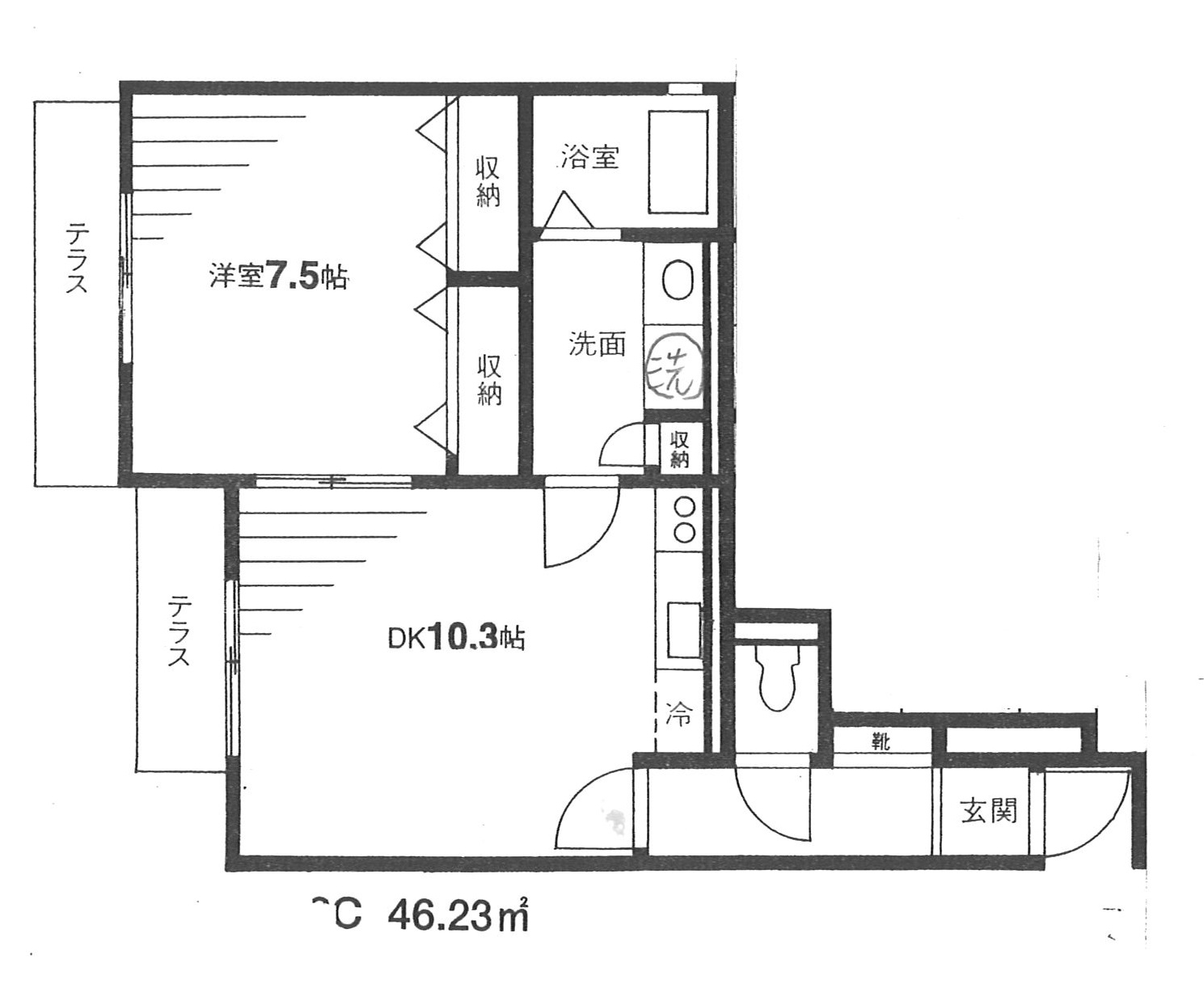 アビタシオンアンの間取り