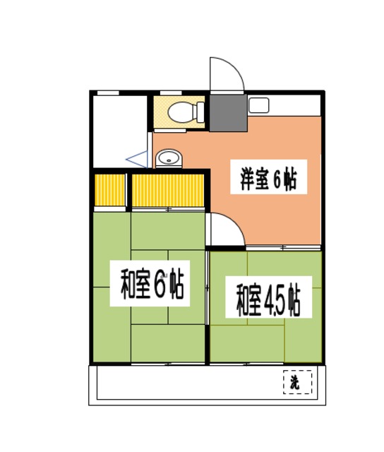 サンハイツの間取り