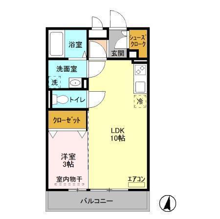 リ・サクラ Bの間取り