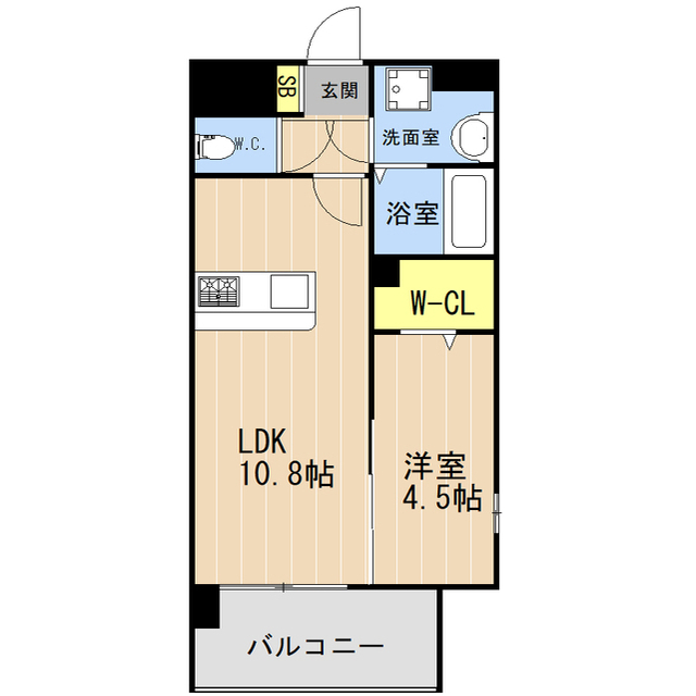 ＬＩＢＴＨ安里の間取り