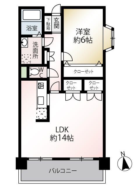 ファミール江田の間取り