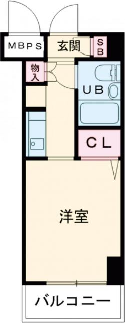 八王子市北野町のマンションの間取り